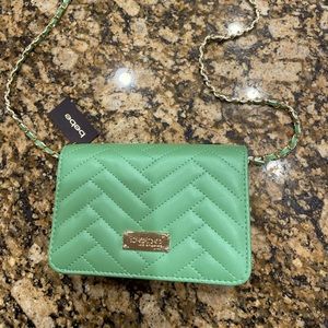 New with tags Bebé Sophia crossbody small peppermint.